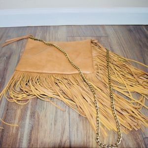Carlos Santana: Tan Crossbody Bag